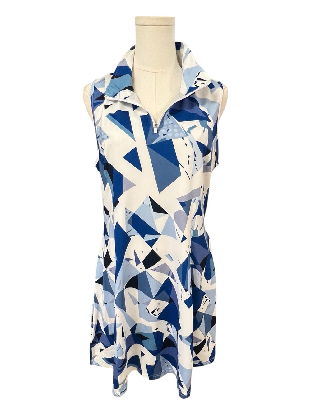 NWT FKEEP Geometric Golf & Tennis Active Dress with Shorts | Size M